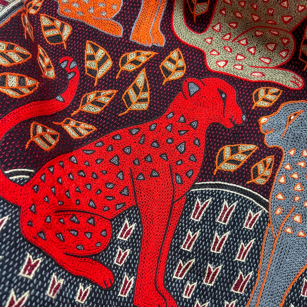 Royal Zulu Hand-Embroidered Cloth