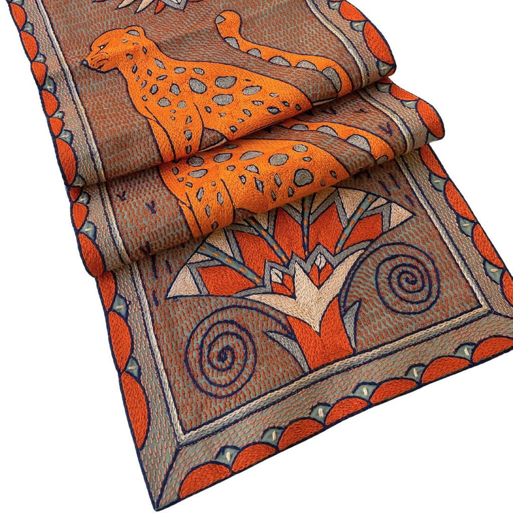 Valencia Hand-Embroidered Runner
