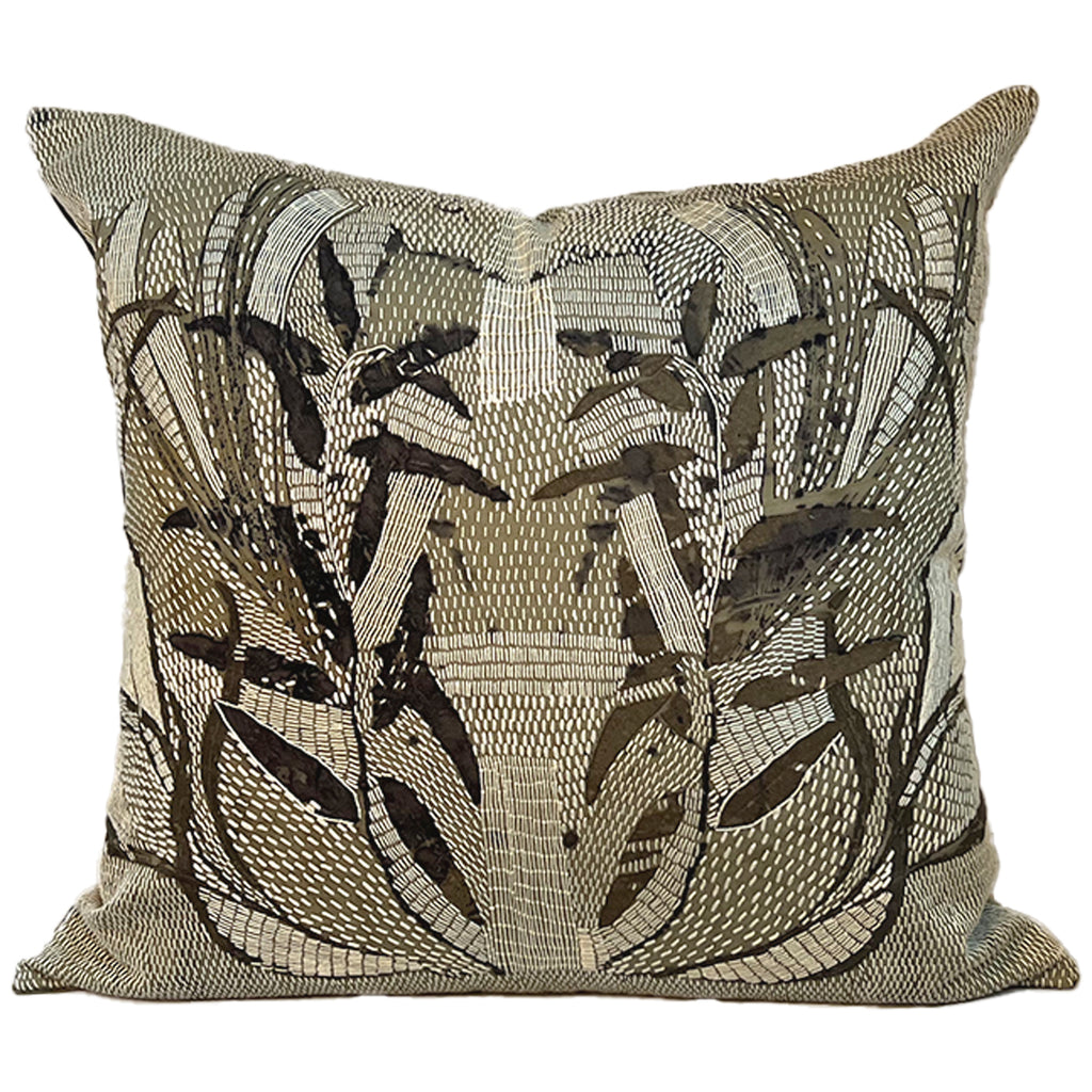 Kaross x Botanical Nomad No.2 Hand-Embroidered Cushion Cover