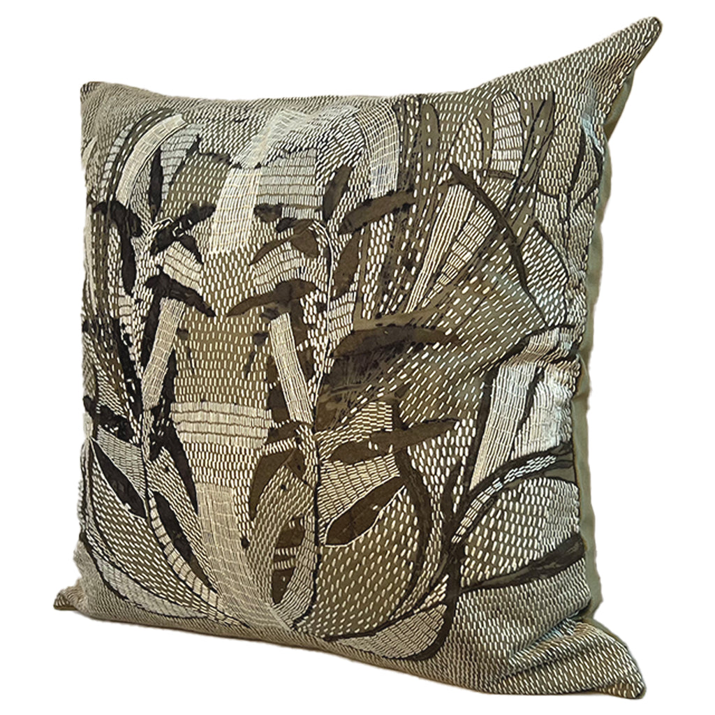 Kaross x Botanical Nomad No.2 Hand-Embroidered Cushion Cover