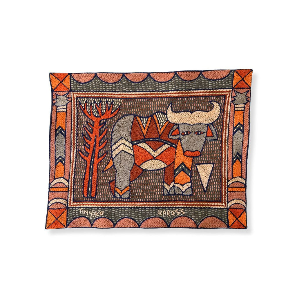 Valencia Buffalo Hand-Embroidered Unpadded Placemat