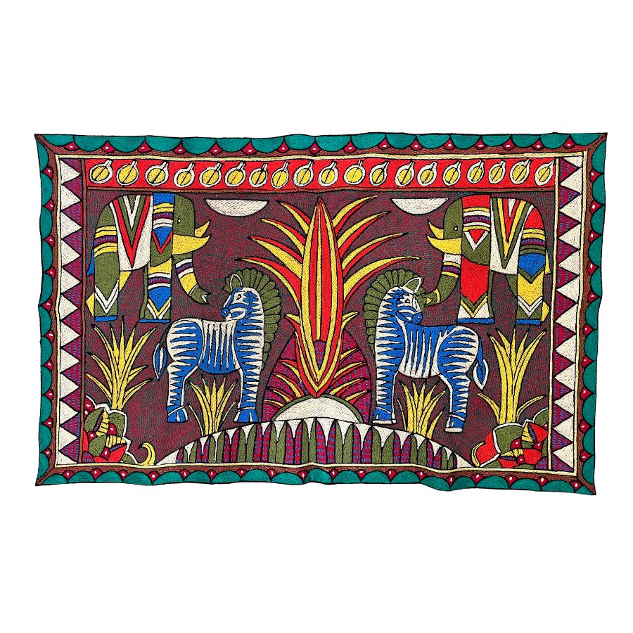 Viva Africa Hand-Embroidered Cloth