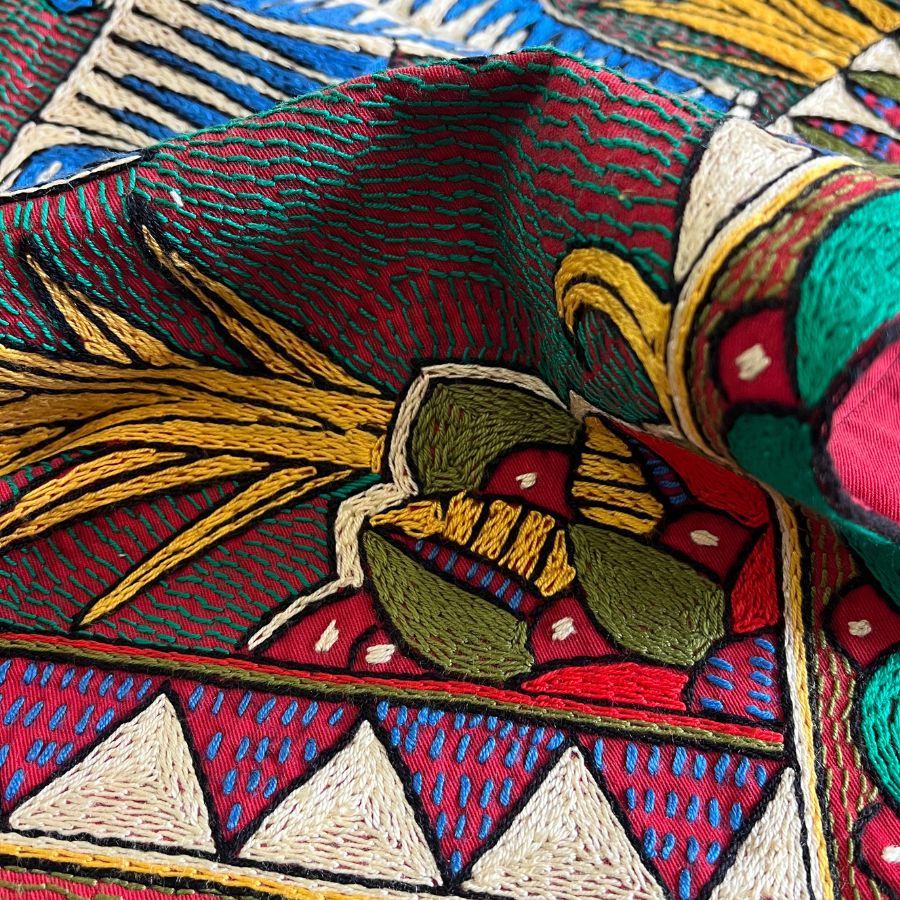 Viva Africa Hand-Embroidered Cloth