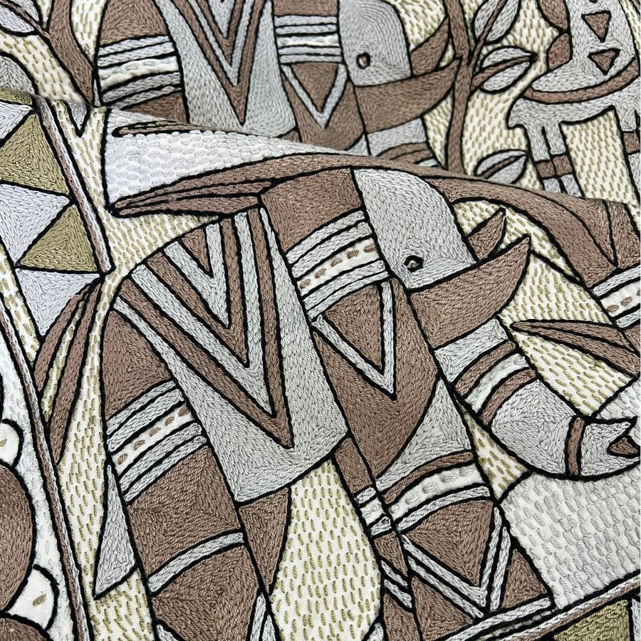Scatterling of Africa Hand-Embroidered Cloth